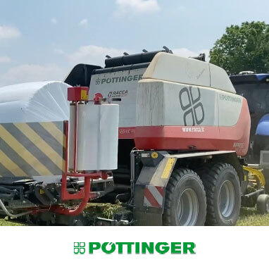 Fiber4Silage wrapping with Pottinger